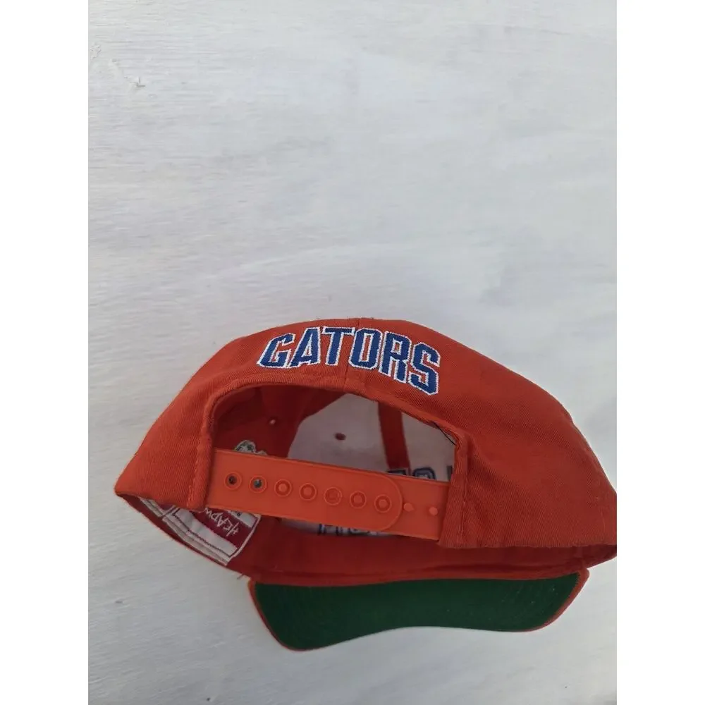 Vtg Florida Gators Snapback Hat Cap Orange Adjustable NCAA 90s Football Youth